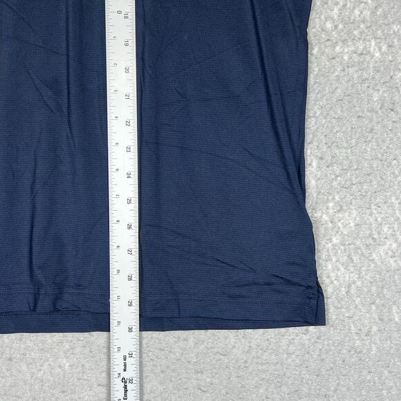 Adidas Florida Atlantic Owls Polo Shirt FAU Men’s Large Navy Blue Short Sleeve - Picture 6 of 11